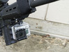 Compact Picatinny Rail Mount for Go Pro 3d printed 