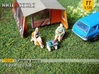 Camping guests and accessories - kit A (TT 1:120) 3d printed 