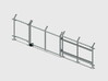 10' Chain-Link Fence - Sliding Gate - LS Latch 3d printed Part # CL-10-011