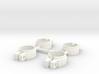 ASC6474 - White Shock Clamps 3d printed 