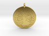 Sacred Tree Of Life Round Pendant 3d printed 