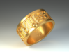 Zodiac Sign Ring Cancer / 22.5mm 3d printed 