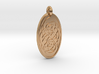 Knotwork - Oval Pendant 3d printed 