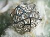 Double Icosahedron Silver 3d printed 