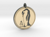 Emperor Penguin Animal Totem Pendant 3d printed 