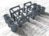 1/96 Royal Navy Small Depth Charge Racks x2 3d printed 3D render showing product detail