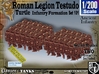 1/200 Roman Testudo set101 3d printed 