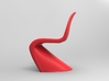 Panton Chair 10.7cm (4.2 inches) Height 3d printed 