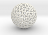 D20 lattice sphere 3d printed 