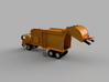 Garbage Truck Side Load Bed Only 1-87 HO Scale 3d printed 