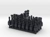 1/24 Scale Chess Pieces Sprue (Full Set) 3d printed 