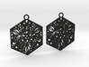 Ornamental earrings 3d printed 