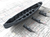 1/72 Scale Royal Navy 30ft Gig x1 3d printed 3d render showing separate Mounts