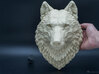 Proud Wolf Wall Mount 3d printed Large size (30 cm)