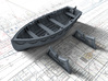 1/72 Flowers Class 14ft 6" Drifter Type Dinghy x2 3d printed 3d render showing separate Mounts