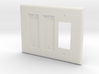 Philips Hue Double Dimmer Plate 3 Gang Decora 3d printed 