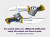 Marine Combat Knife: Ripper 3d printed 
