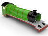 Bachmann Old Shape Henry Body Shell 3d printed Coloured Render: Intended Finish