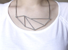 Convex Necklace - Crystalline Series 3d printed 