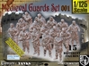 1/125 Medieval Guards Set001 3d printed 