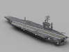 1/2400 USS Nimitz 3d printed Computer software render.The actual model is not full color.