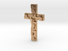 Modernist Cross Pendant - Christian Jewelry 3d printed 