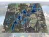 Chain O' Lakes Bathymetry Map:  8"x10" 3d printed 