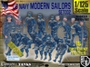 1/125 USN Modern Sailors Set002 3d printed 
