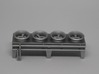 N Scale Refrigeration Unit 1x4 3d printed Painted unit in Smooth Fine Detail Plastic
