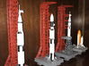 1/400 NASA LUT levels 0-2 (Launch Umbilical Tower) 3d printed My various launch pads, made by a customer who admits he has limited modelling skills. I think he's made a good job of them.