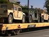 m966v2 160 scale 3d printed Up to 5 Humvees on 85" flat car.