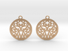 Elaine earrings 3d printed 