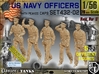 1/56 USN Officers Set432-02 3d printed 