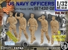 1/32 USN Officers Set432-02 3d printed 
