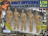 1/30 USN Officers Set431-01 3d printed 