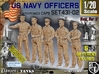 1/20 USN Officers Set431-02 3d printed 