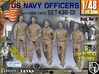 1/48 USN Officers Set436-01 3d printed 
