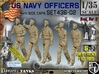 1/35 USN Officers Set436-02 3d printed 