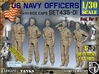 1/30 USN Officers Set435-01 3d printed 