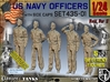 1/24 USN Officers Set435-01 3d printed 