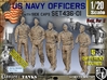 1/20 USN Officers Set436-01 3d printed 