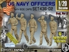 1/20 USN Officers Set436-02 3d printed 