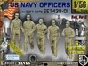 1/56 USN Officers Set438-01 3d printed 