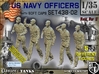 1/35 USN Officers Set438-02 3d printed 