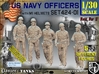1/30 USN Officers Set424-01 3d printed 