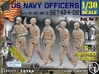 1/30 USN Officers Set424-02 3d printed 