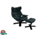 Miniature Re-vive Wing Back Chair - Natuzzi 3d printed Miniature Re-vive Wing Back Chair - Natuzzi