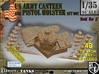 1/35 US Pistol Holster-Canteen WWII Set002 3d printed 