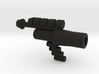 Lobros Gun with 3mm Hole 3d printed 