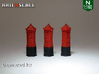 SET 3x Penfold Pillar Box (N 1:160) 3d printed 